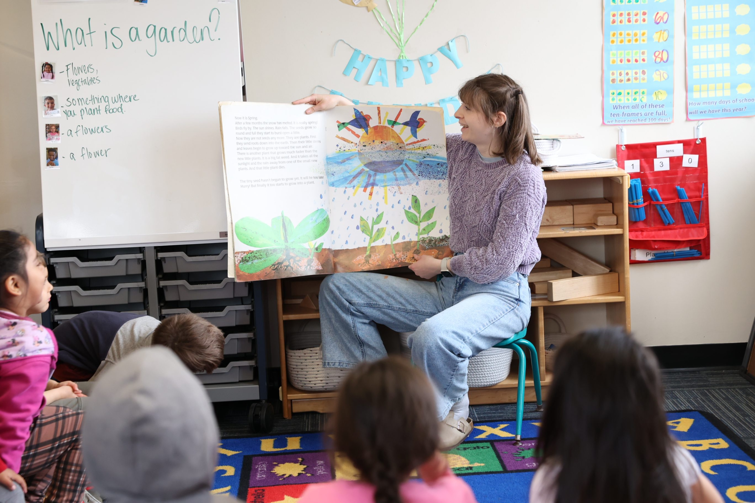 Day One Project team member leading a class